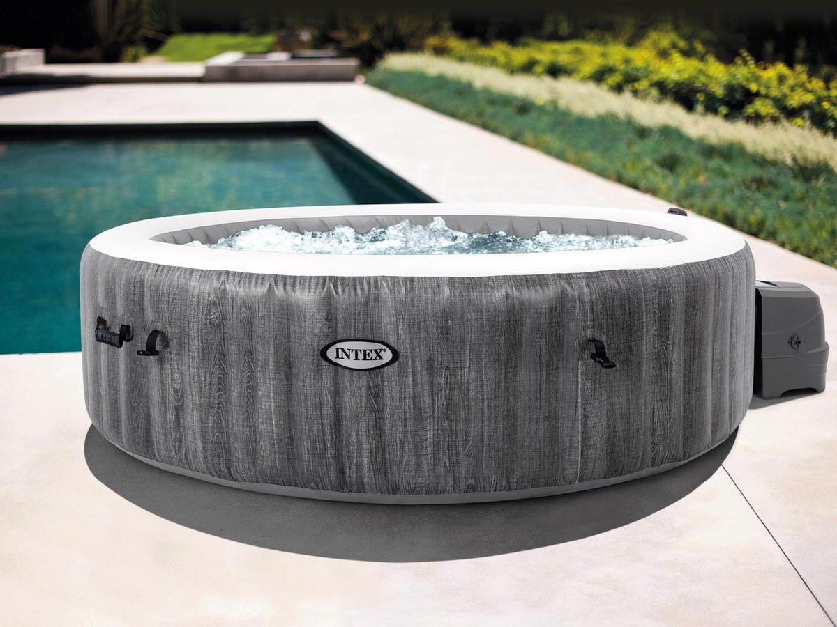 terwijl Stroomopwaarts voorjaar Vergelijk Intex Pure Spa Bubble - Greywood jacuzzi - 216x71 cm - 6...