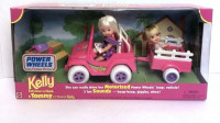 Barbie - Kelly & Tommy 1997 Power Wheels Jeep Fisher Price - met geluid