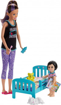 Barbie Skipper Babysitter Speelset - Bedtijd