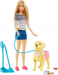 Barbie Wandelen en Trainen Puppy