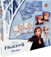 Disney Frozen Memory-spel Meisjes 4 Cm Hout Blauw/wit 48-delig