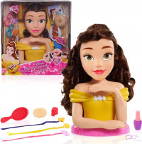 Disney Prinses Belle - Deluxe Styling Hoofd / Kaphoofd