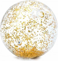 Glitter strandbal - Goud
