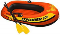 Intex Opblaasboot Explorer Pro 200 - inclusief pomp en peddels