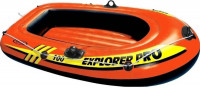 Intex Opblaasboot - Pro explorer boot - Rubberboot - Roeiboot Oranje - 160 cm