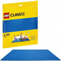 LEGO 10714 Classic Blauwe basisplaat 10 x 10 inch/2 x 32 noppen stapelbaar bouwbord, Creatie platen bouwers