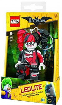Lego Sleutelhanger Batman: Harley Quinn Met Licht 7 Cm Zwart/rood