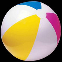 Opblaas strandbal, inflatables, party opblaasbal - 51 cm - 50 stuks