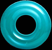 Opblaas zwemband, blauw, inflatables - 76 cm - 50 stuks