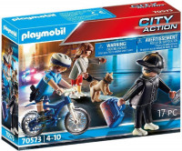 PLAYMOBIL City Action Politiefiets: achtervolging van de zakkenroller - 70573