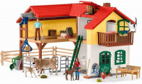 Schleich Horse Club - Grote Boederij met Stal en Dieren - Speelfigurenset - Kinderspeelgoed voor Jongens en Meisjes - 3 tot 8 jaar - 52 Onderdelen