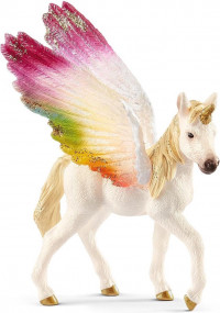Schleich - Winged Rainbow Unicorn, Foal (70577)