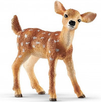 Schleich Witstaarthert 14820 - Hert Speelfiguur - Wild Life - 5,2 x 2 x 5,3 cm