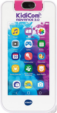 VTech KidiCom Advance 3.0 Telefoon - Educatief Speelgoed - Kinder Tablet - Roze