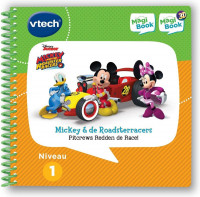 VTech MagiBook Activiteitenboek Mickey & The Roadster Racers - Pitcrews Redden de Race! - Educatief Speelgoed - Niveau 1