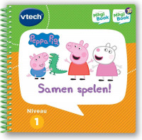 VTech MagiBook Activiteitenboek Peppa Pig - Samen Spelen! - Educatief Speelgoed - Niveau 1