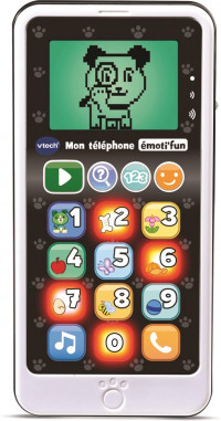 VTech Mon téléphone émoti'fun noir & blanc