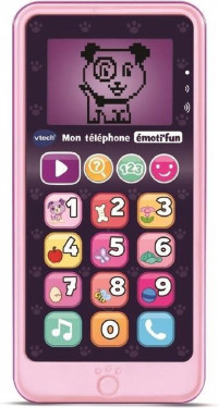 Vtech Telefoon Emoti-fun 14 Cm Roze (franstalig)